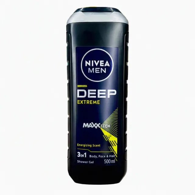 Nivea Deep Extreme Shower Gel 500Ml
